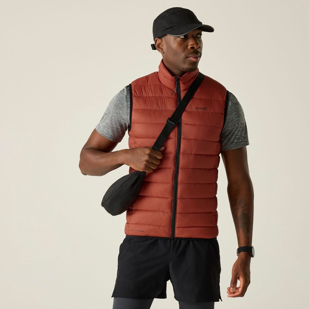 Marizion Vol-Rits Gevoerde Gilet Rood