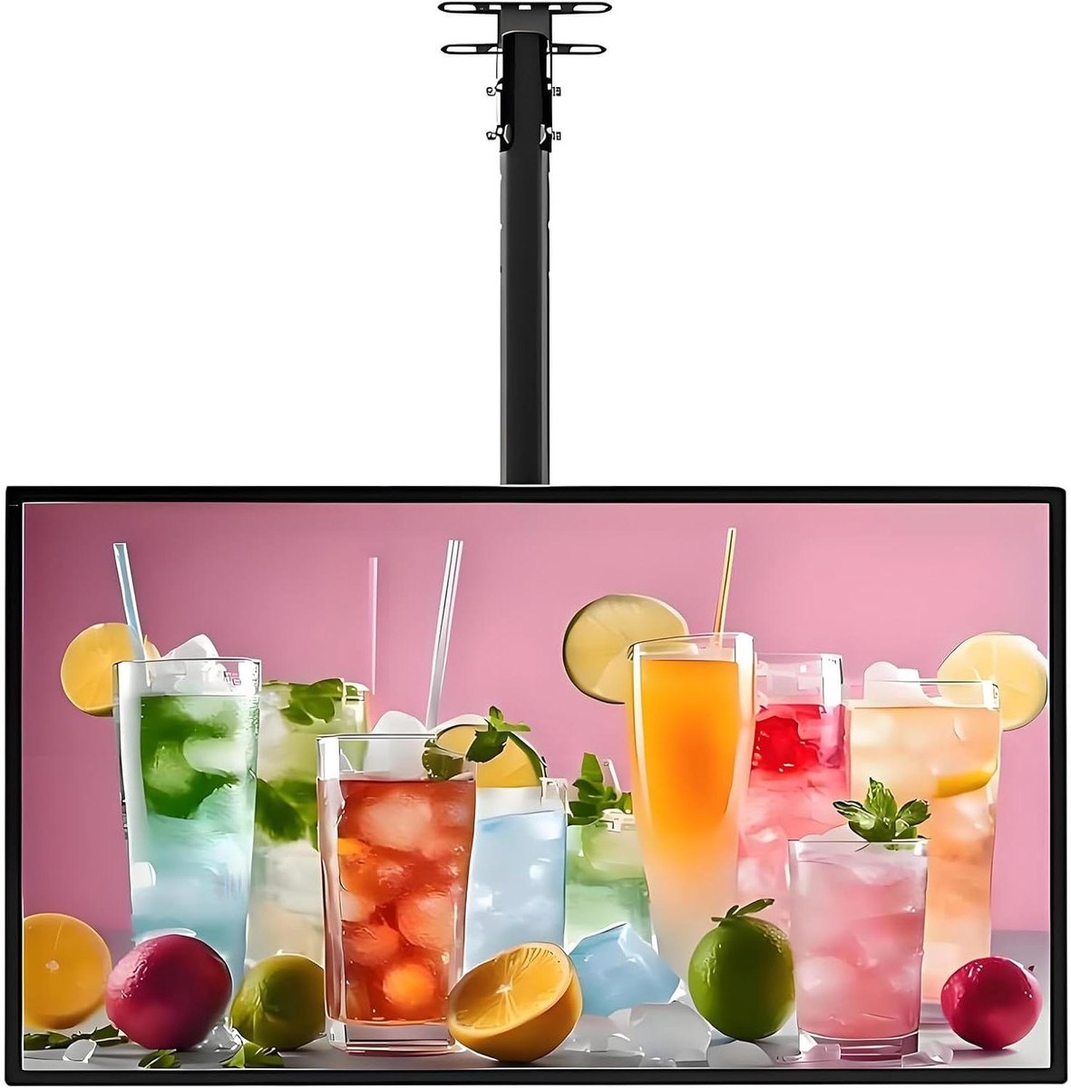 LED Menu Display - Verlicht Bord - Zaken Presenteren - Verstelbare Standaard - 50x80cm - Zwart