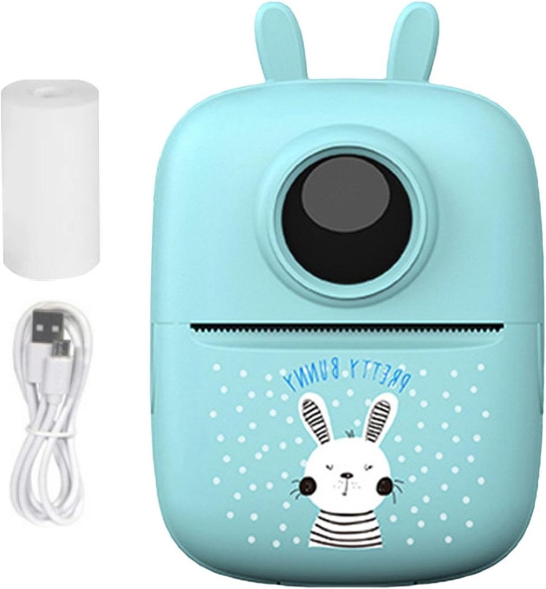 Zakformaat Printer - Labelmaker Sticker - Notities Maken - Draadloze Verbinding - 1000 mAh Batterij - Blauw