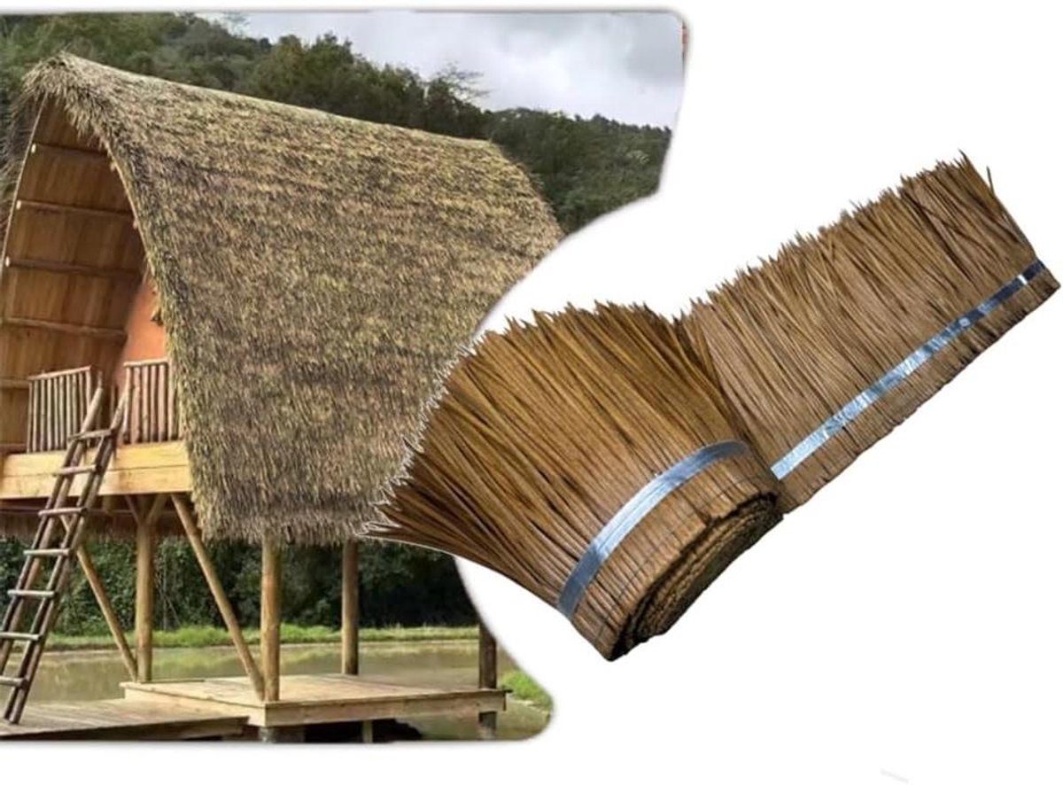 Kunstriet Dakbedekking - Synthetisch Riet - Decoratieve Bedekking - Weerbestendig Materiaa