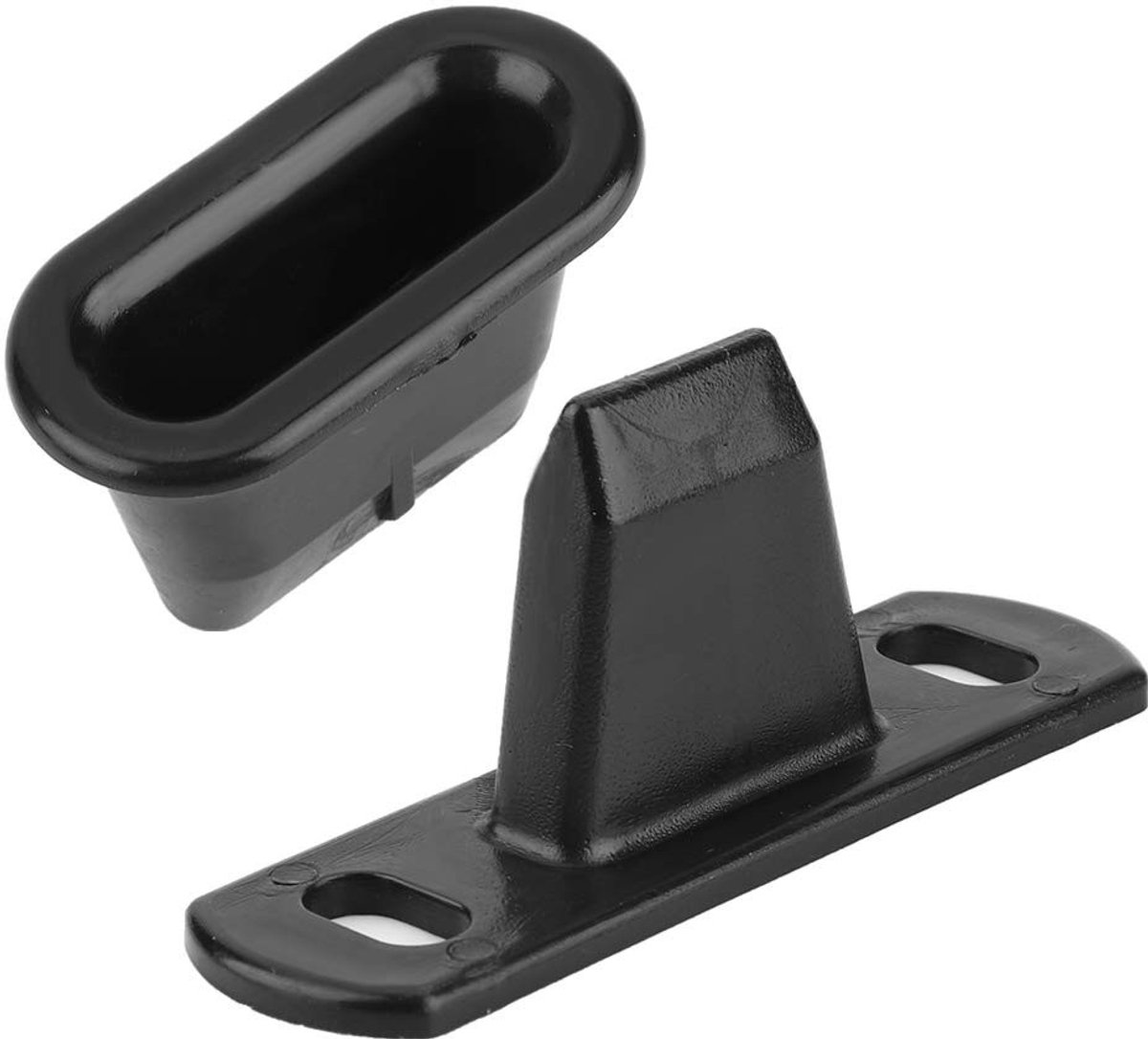 Dailygoods - Dailygoody - Geleidingspen voor Schuifdeur - Schuifdeursysteem - Kunststof - Compatibel met 1995-2006 - Locatieset - Voorzijde - Zijkant