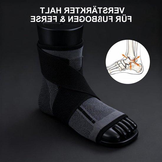 Verstelbare enkelbrace XL - 2 stuks - Ademend en comfortabele enkelsteun voor sport, fitness en dagelijks gebruik — afbeelding 3