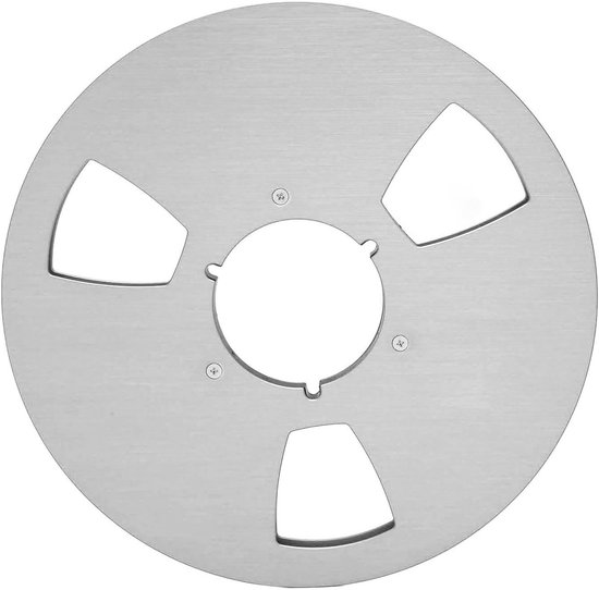 Lege 1/4 10.5 Inch Tape Reel met 3 Gaten, Professionele Aluminium Leeg Spoel voor Bandrecorder en Geluidsopnames — afbeelding 5