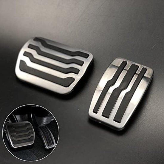 Pedaal Covers - Auto Interieur - Verbeter Rijervaring - Antislip Rubber - Set van 3 - Metaal — afbeelding 3