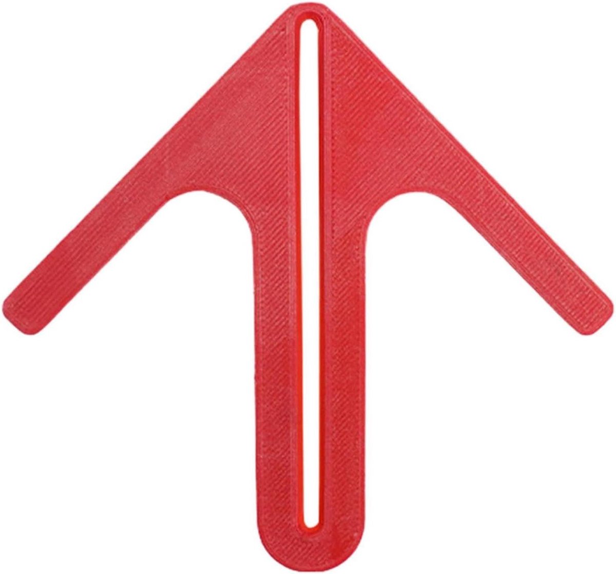Middenzoeker Tool - Center Finder - Houtbewerking Nauwkeurig - Ingebouwde Geleider - 12.2 x 11.5 cm - Grijs