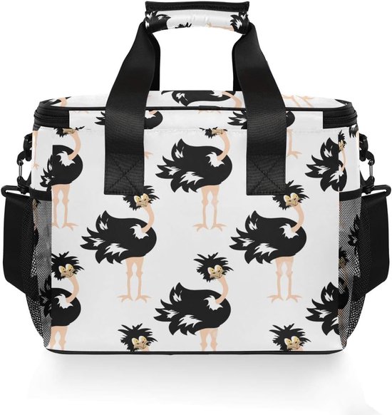 Leuke dierlijke koeltas - Geïsoleerde lunchbox - Picknick en uitjes - 3D-print patroon - 15L inhoud - Multi — afbeelding 5