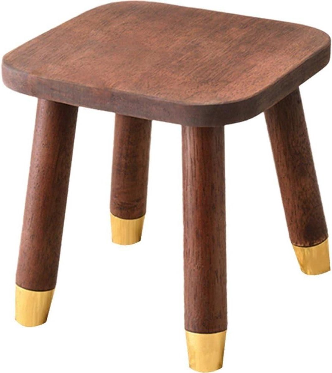 Houten Kruk Stap Kruk Plant Stands Afneembare Benen Vanity Kruk