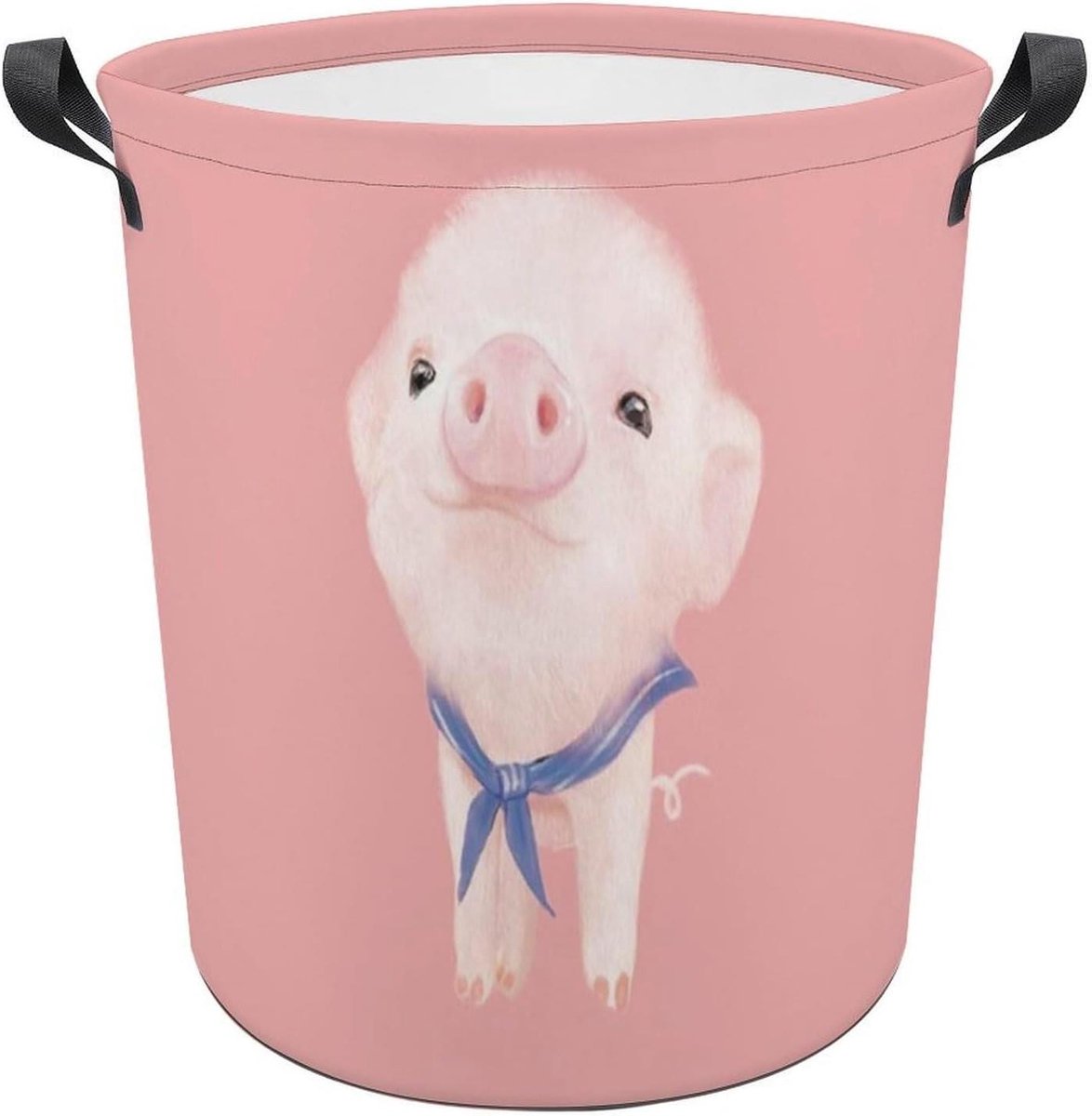 Wasmand - Opbergmand - Kleding Opslag - Waterproof Coating - 44x44cm - Roze