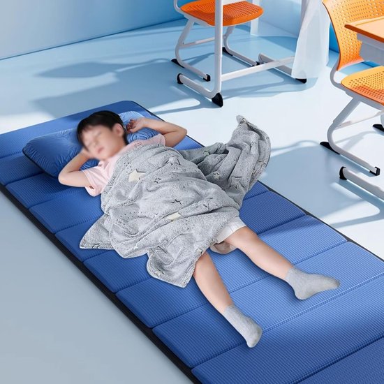 Japanse Vloermatras - Opvouwbaar Slaapmatje - Comfortabel Slapen - Ergonomisch Ontwerp - 190x72cm - Zwart — afbeelding 5
