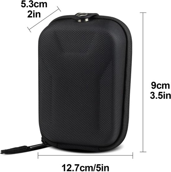 Range Finder Houder - Afstandsmeter Tas - Golf Accessoire - Magnetische Sluiting - Draagbaar Ontwerp - Zwart — afbeelding 5