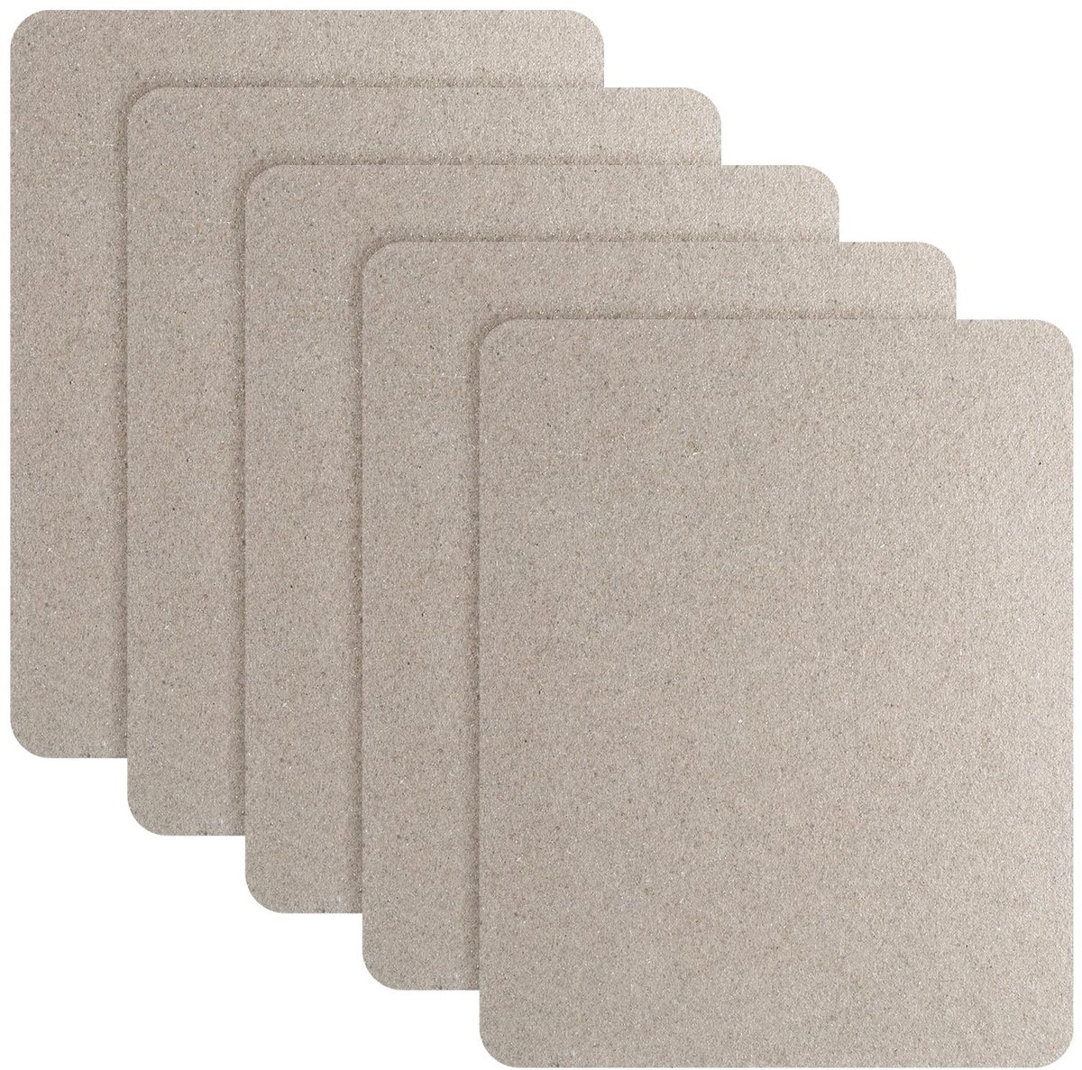 Cosensi - Dailygoods - Set van 5 Magnetron Mica Platen 15 x 12 cm voor Efficiënte Koken