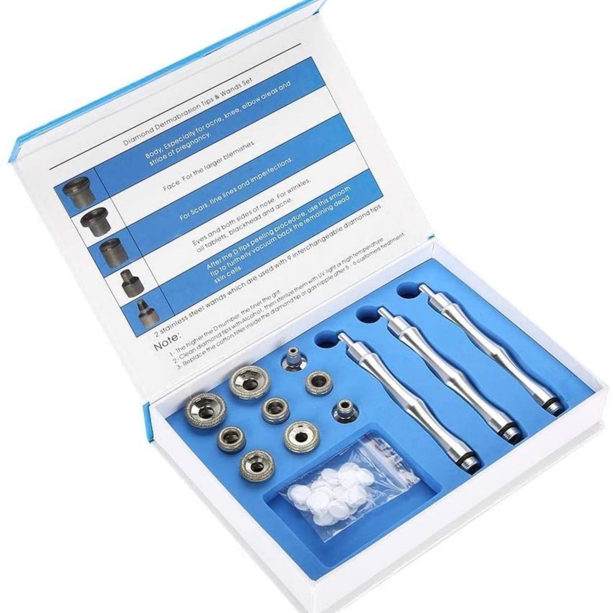Cosensi - Dailygoods - Dermabrasie Vervangende Tips voor Microdermabrasie Apparaten