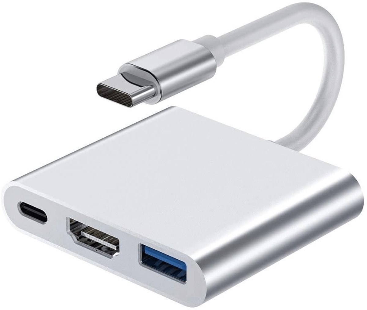 Cosensi - Dailygoods - USB C HUB 3-in-1 Adapter met 4K Ondersteuning
