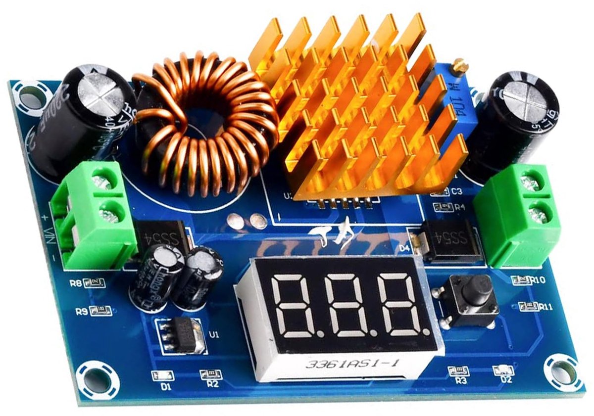 Dailygoods - DC Spanningsregelaar Step Up Boost Module met Digitaal Display