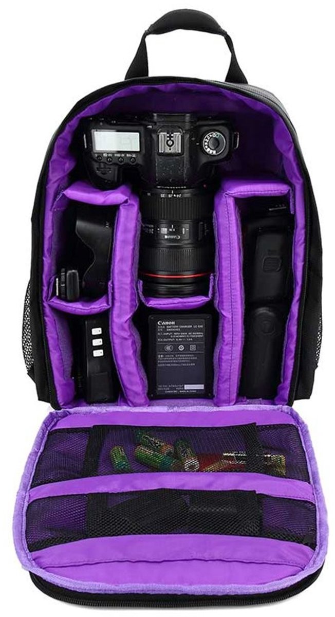 Dailygoods - Multifunctionele Camera Rugzak voor DSLR en Accessoires