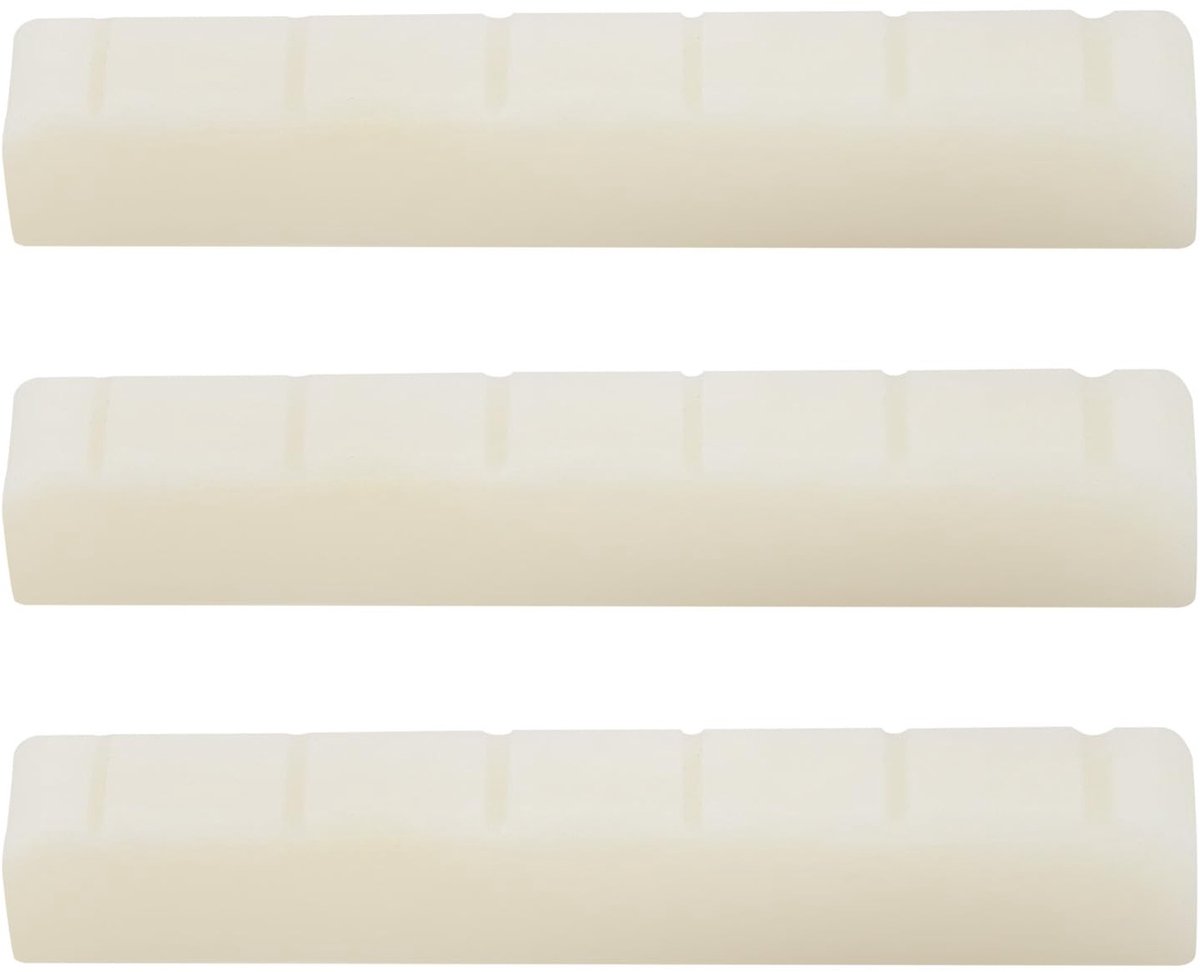 Dailygoods - Set van 3 Klassieke Gitaar Moeren van Ongebleekt Been