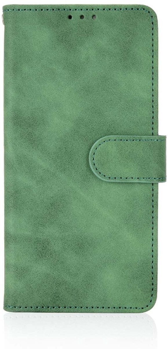 Dailygoods - Leren Hoesje voor Blackview Wave 8/8C met Magnetische Sluiting en Standaard