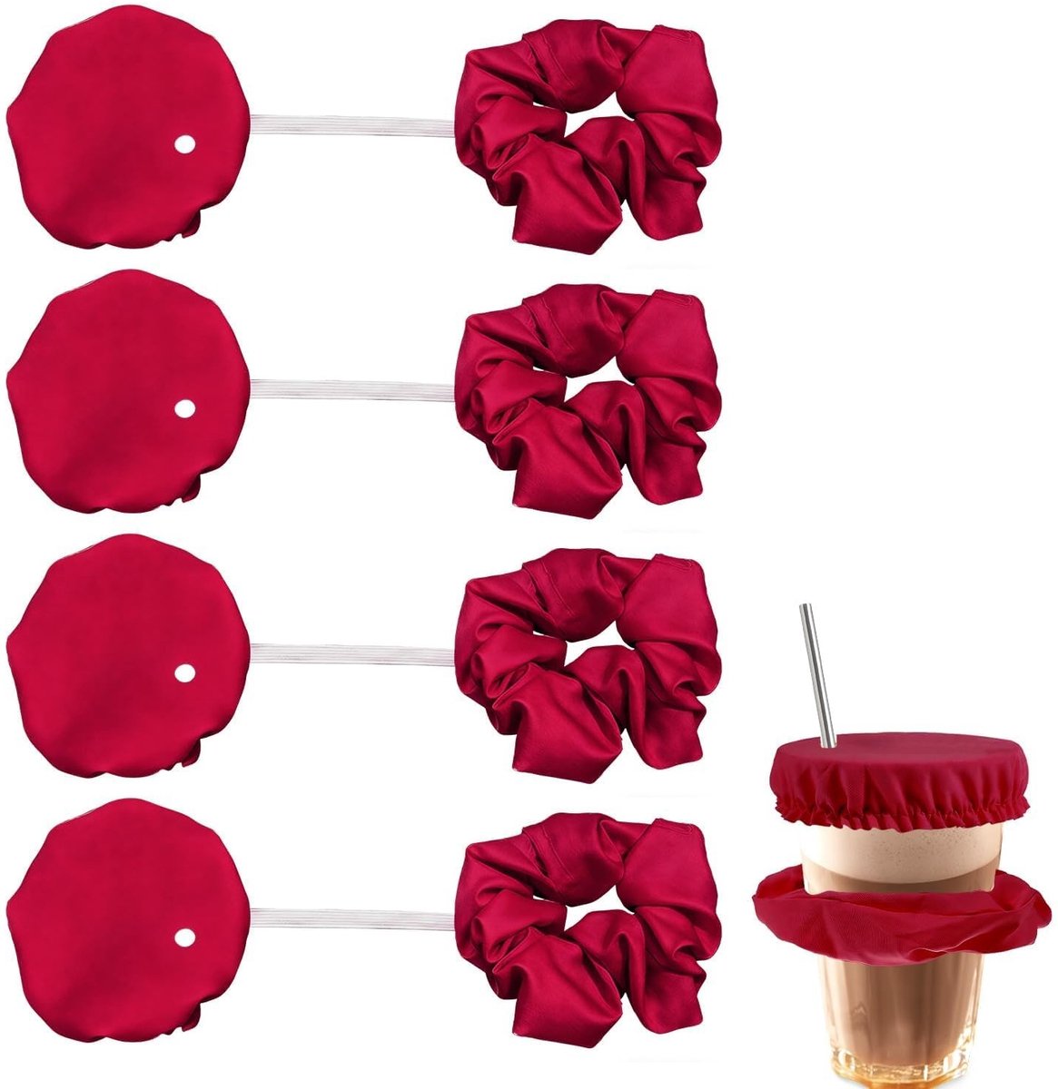 Dailygoods - Set van 4 Anti-Spike Drinkdeksels