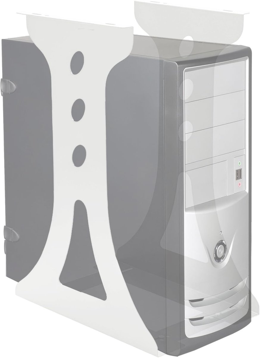 Dailygoods - Verstelbare PC Houder Onder Bureau tot 30 kg Draagvermogen