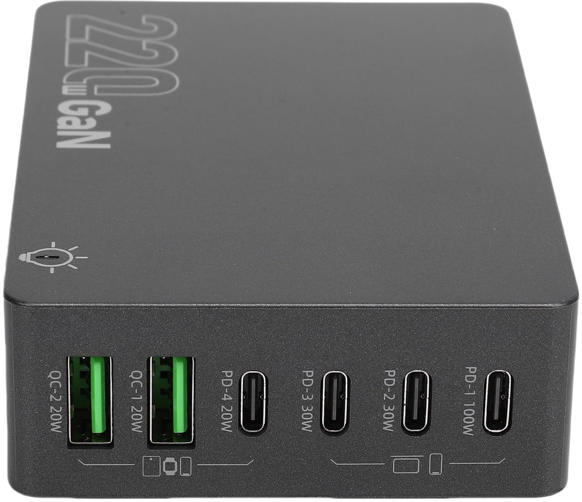 Dailygoods - 220W USB C Snellader voor Meerdere Apparaten