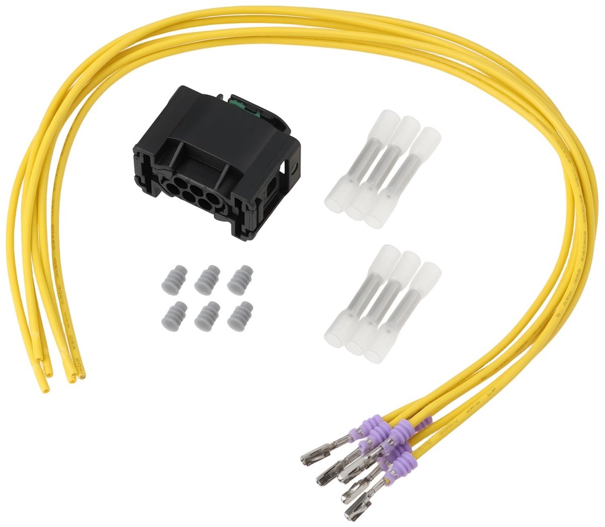 Dailygoods - Hoogtesensor Reparatie Connector Kit 6-pins voor Opel en Porsche