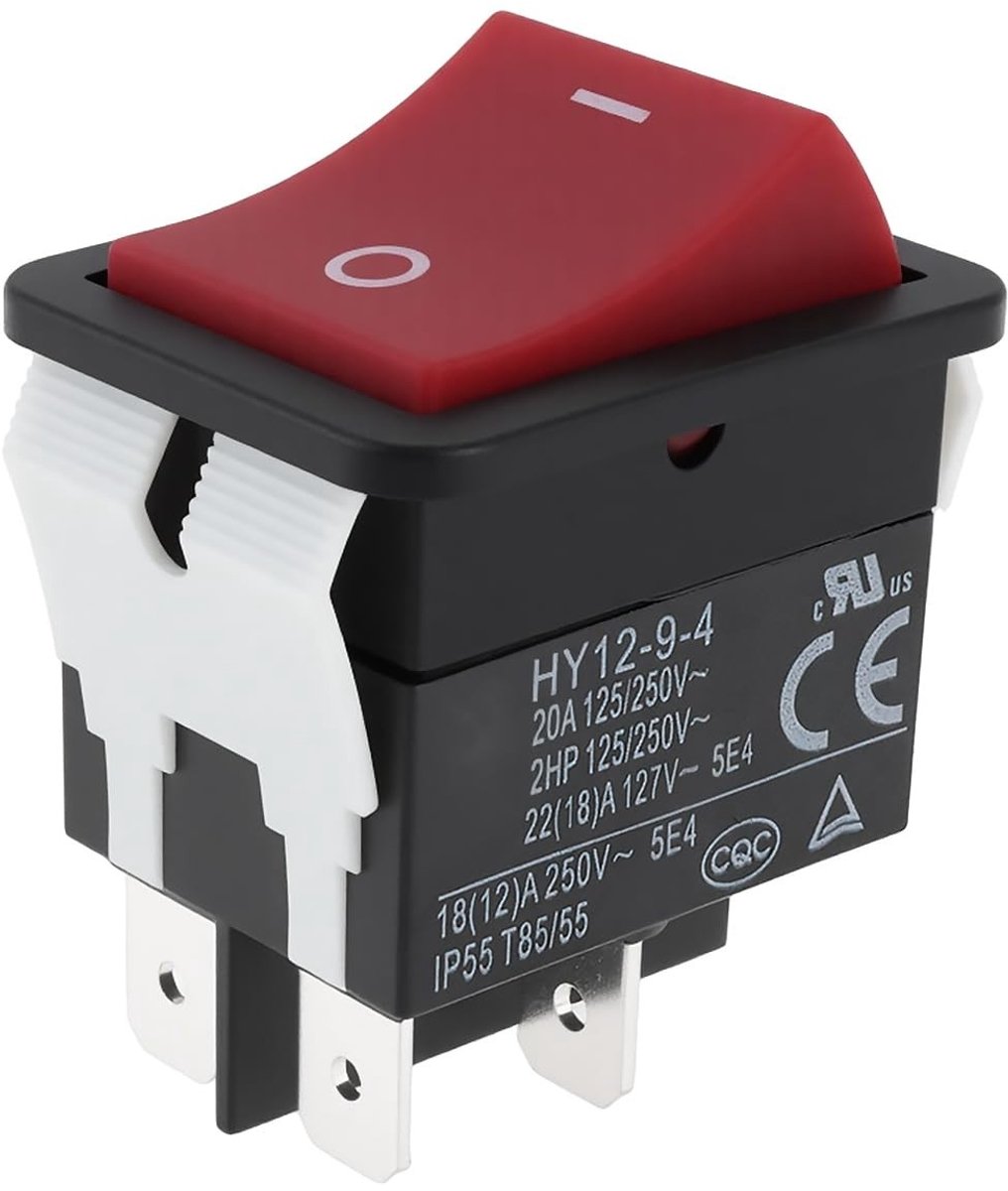 Dailygoods - 4Pin Tuimelschakelaar voor Luchtcompressor