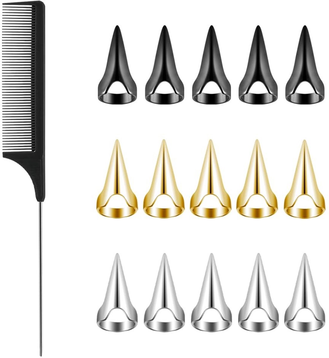 Dailygoods - Set van 16 Herbruikbare Vlechtgereedschappen voor Diverse Kapsels