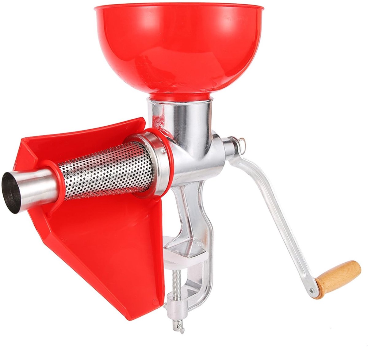 Dailygoods - Handmatige Tomatenzuiger van Roestvrij Staal met Grote Capaciteit