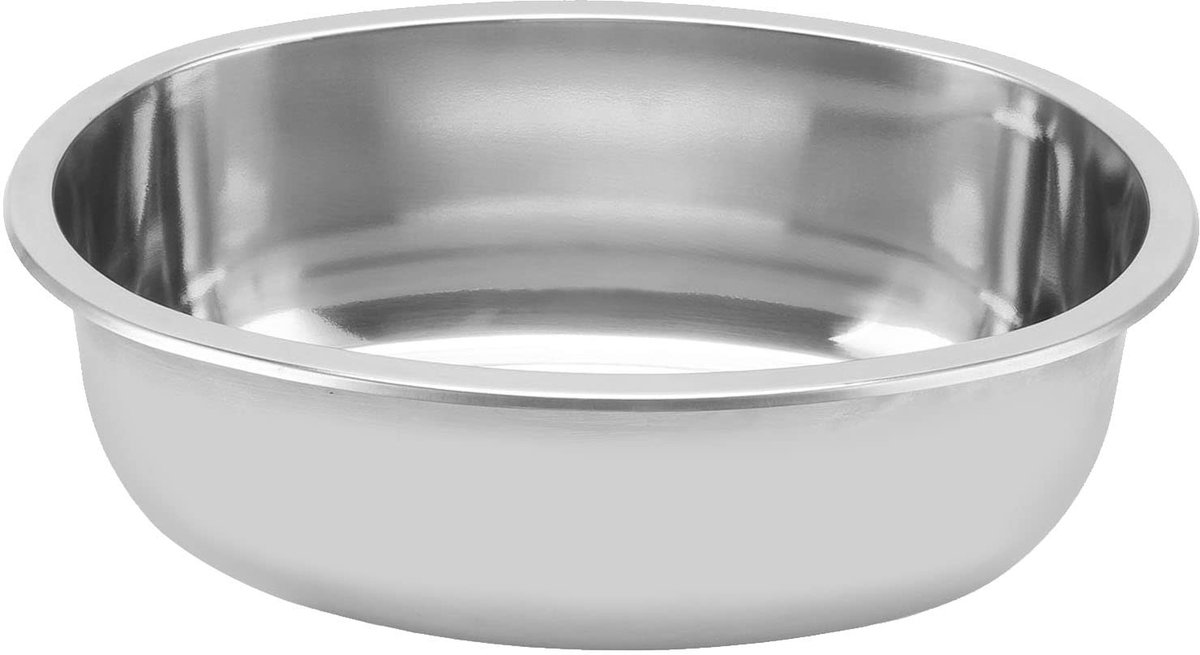Dailygoods - Ovale Roestvrij Stalen Spoelbak voor Boot met 40mm Afvoergat