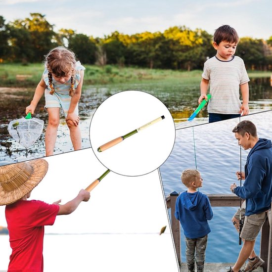 Kleine hengel - Draagbare visstok - Vissen op locatie - Telescopisch ontwerp - Tot 200 cm - Niet gespecificeerd — afbeelding 4