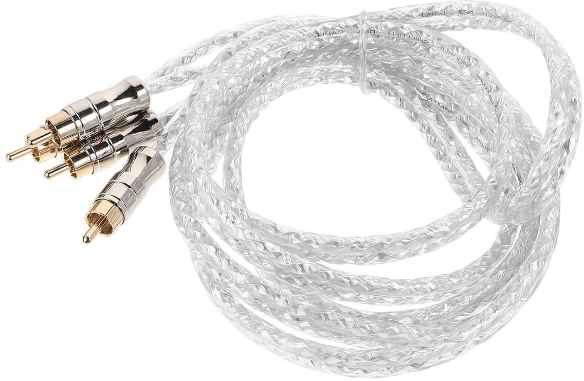 Auto Luidsprekerkabels - Subwoofer Kabelset - Auto Audio - Helder Geluid - 2 Meter - Multicolor