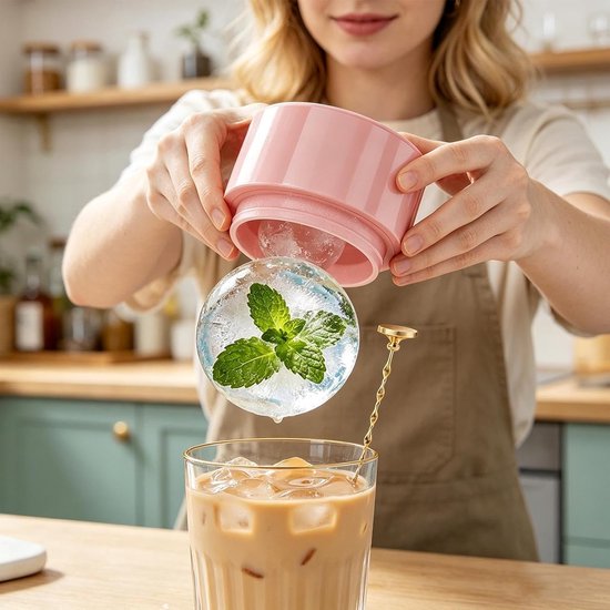 IJsmal voor Ijsballen,Bartendingaccessoire voor Drankjes - Ronde Ijsbol Maker - Voor Thuis, Appartement, Café, Restaurant — afbeelding 5