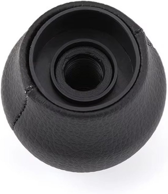 Versnellingspookknop - Pookknop Handbal - Auto Interieur - PU Leer Materiaal - 6 Snelheid - Zilver — afbeelding 3