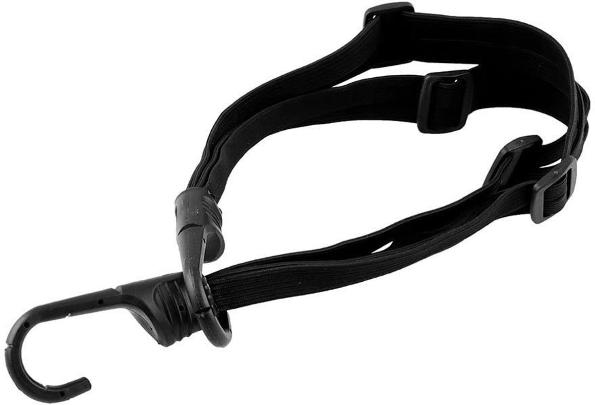 Dailygoods - 2 Stuks Elastische Fietsspanband met Haken voor Bagage
