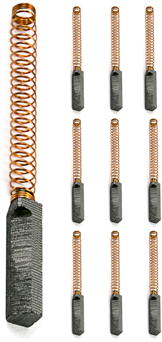 Dailygoods - Set van 10 Koolborstels voor KitchenAid Voedselmixers