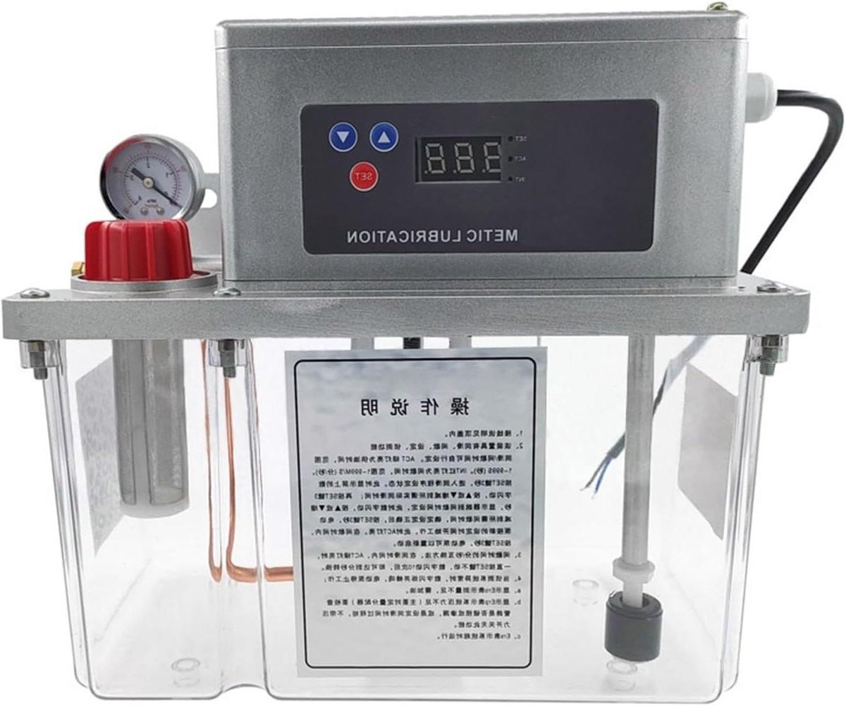 Automatische smeerpomp, elektrische pomp voor smeerolie, 4 liter, tandwielpomp, gereedschapsmachine voor automatische oliën, bewerkingscentrum, serie MH2262-400TX, container f