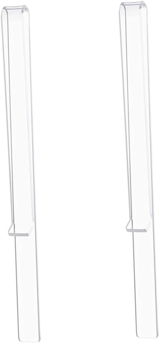 Muziekclips - Bladmuziek Klemmen - Handenvrij Lezen - Transparant Acryl - 21.5cm - Transparant
