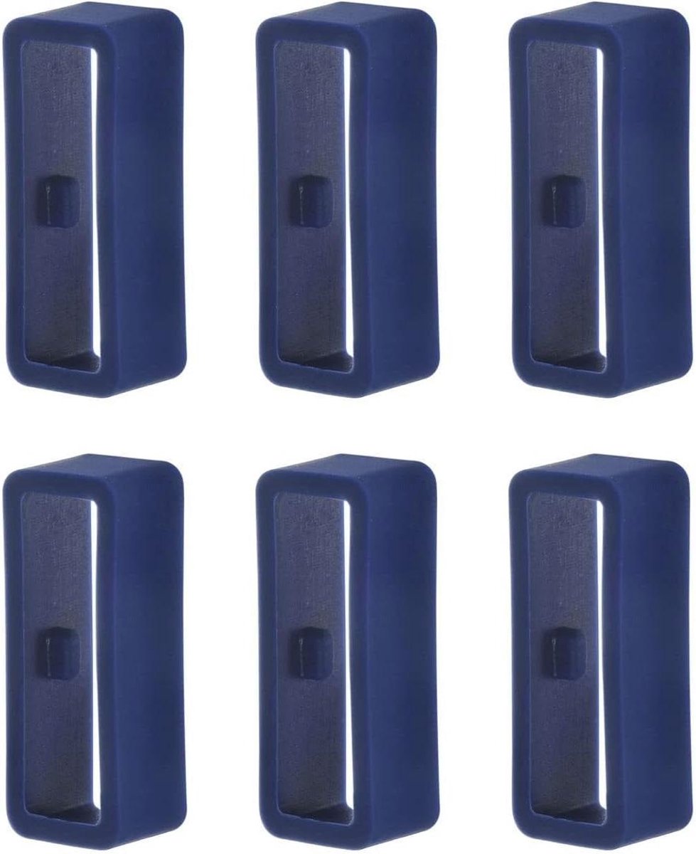 Horlogeband Lusjes - Band Houders - Horloge Reparatie - Universele Pasvorm - 6 Stuks - Zwart