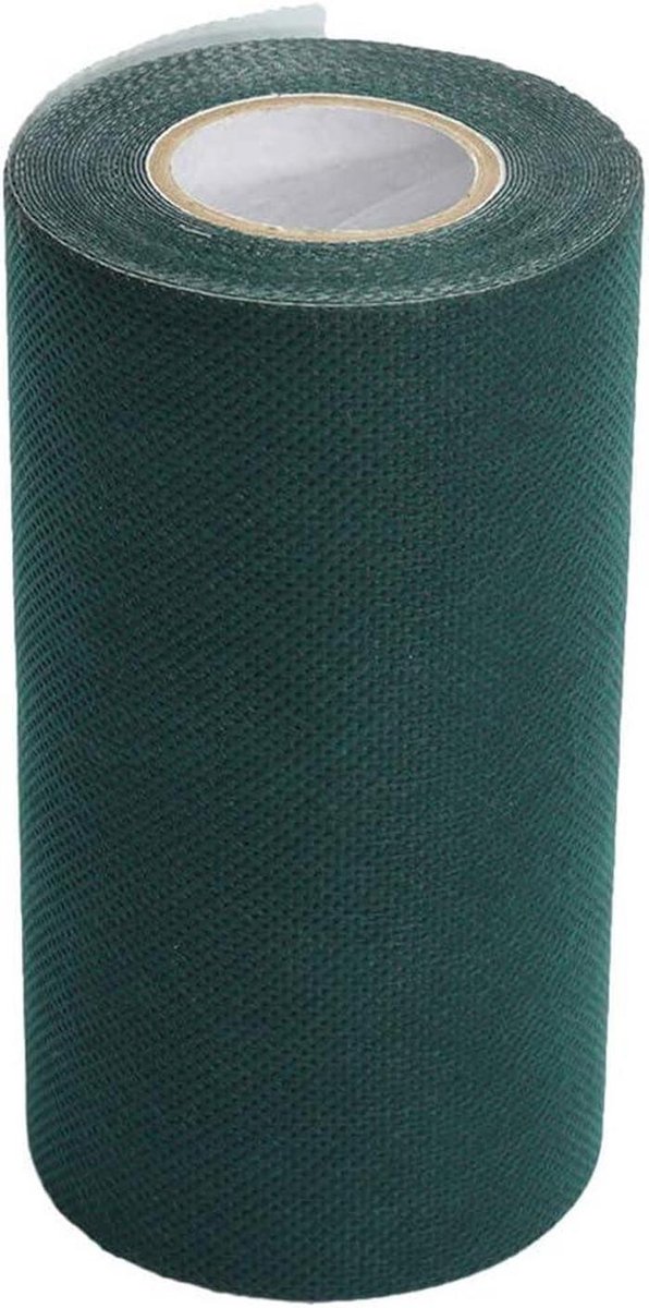 Kunstgras Tape - Naadband Grasband - Kunstgras Verbinding - Sterke Hechting - 150 mm x 10 m - Groen Zwart