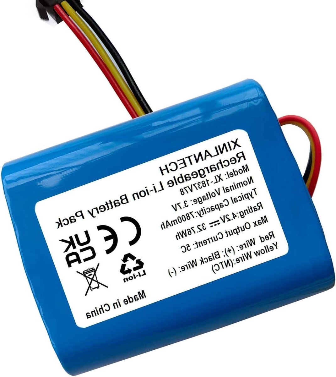 Reservebatterij - Oplaadbare accu - Spiegel voeding - Overspanningsbeveiliging - 7800 mAh - Niet gespecificeerd