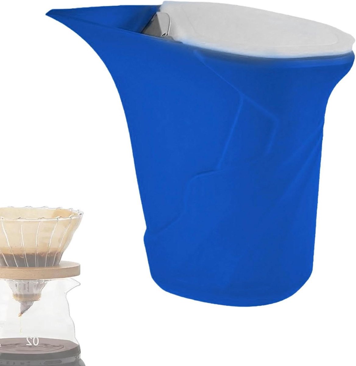 Draagbare Koffiepot - Handgebrouwen Kop - Koffie Zetten - Drie Waterstromen - 360 ml - Blauw