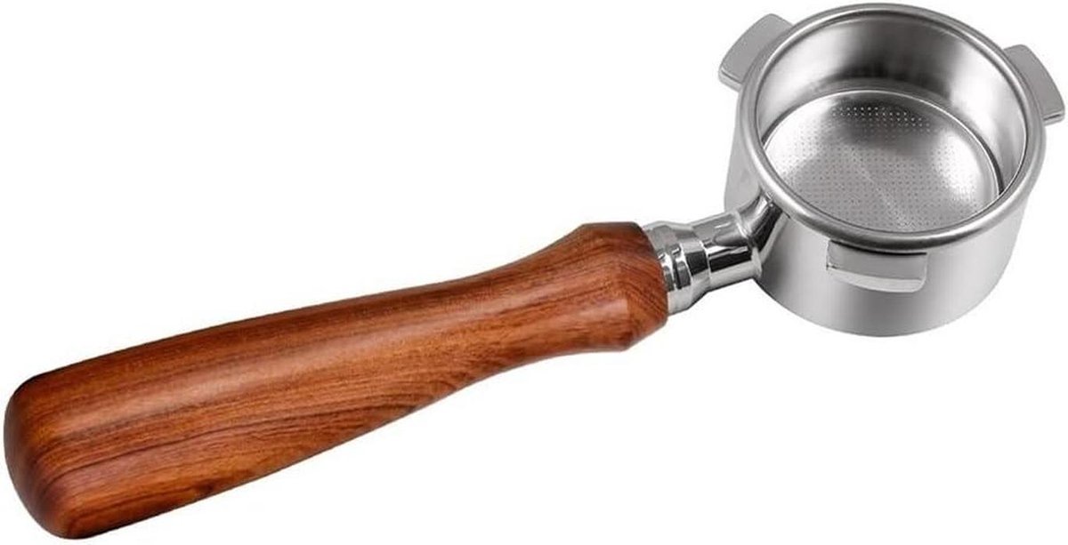 Bodemloze Portafilter - Filterhouder Espresso - Perfecte Espresso - Observeer Extractieproces - 54 mm - Zilver