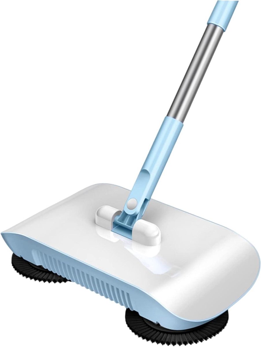 Handduwveger - Vloerreiniger - Huis Reinigen - 3-in-1 Functionaliteit - 102 cm Lengte - Blauw
