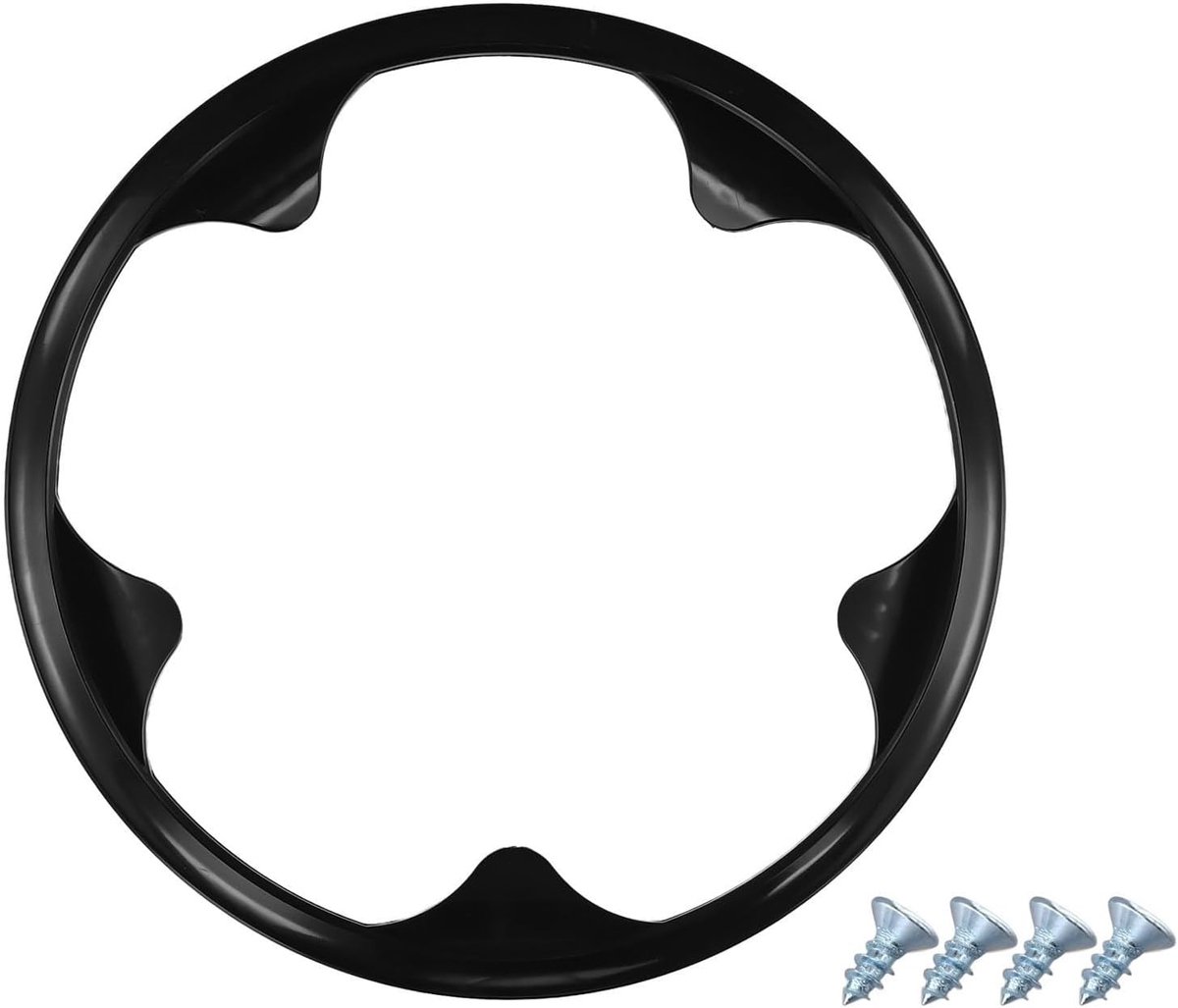 Fiets Crank Beschermer - Kettingblad Guard - Fietsen Beschermen - Duurzaam Materiaal - 22 x 22 cm - Zwart