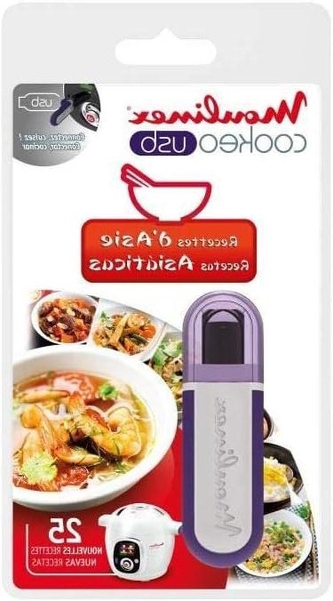 Recepten USB Stick - Extra Kookboeken - Aziatisch Koken - 25 Nieuwe Recepten - 25 MB - Paars