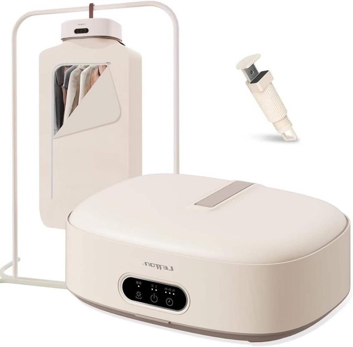 Draagbare Wasdroger Mini Droger Kleding Drogen Opvouwbaar Compact 10 kg Capaciteit Wit