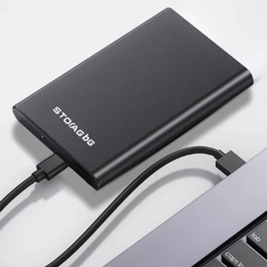 Mobiele Harde Schijf - Externe Opslag - Bestanden Opslaan - Supersnelle USB 3.0 - 500GB - Zwart — afbeelding 2