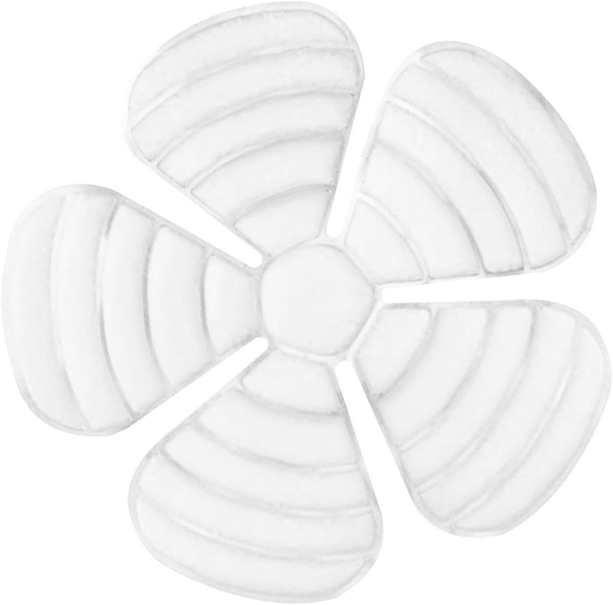 Harde muts koelmat - Zomer helmvoering - Buitenactiviteiten - Waterdichte ijskap - 20.5 x 20.5 cm - Wit en blauw