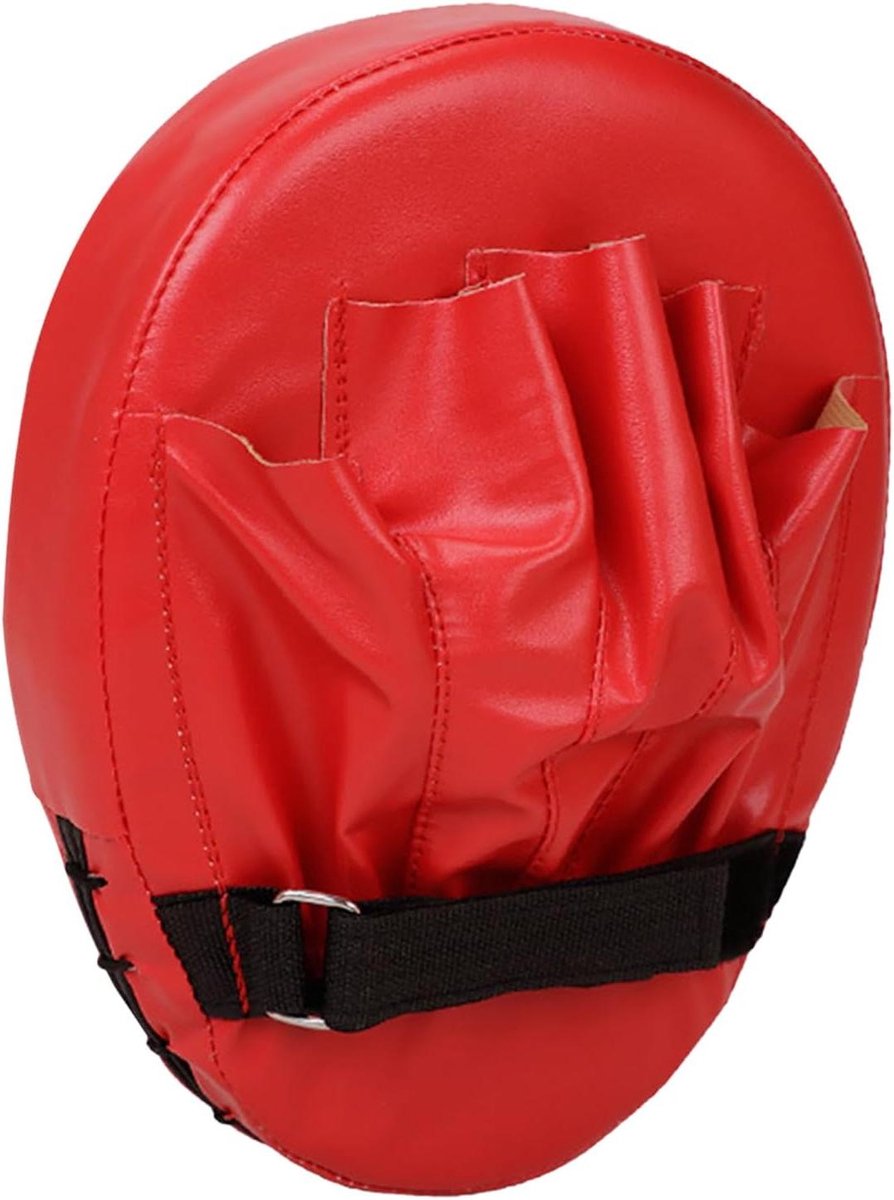 Vechtsport doelapparaat - Kicktrainer trapkussen - Vechtsport training - Ergonomisch ontwerp - 24.5 x 19.5 x 5.5 cm - Rood