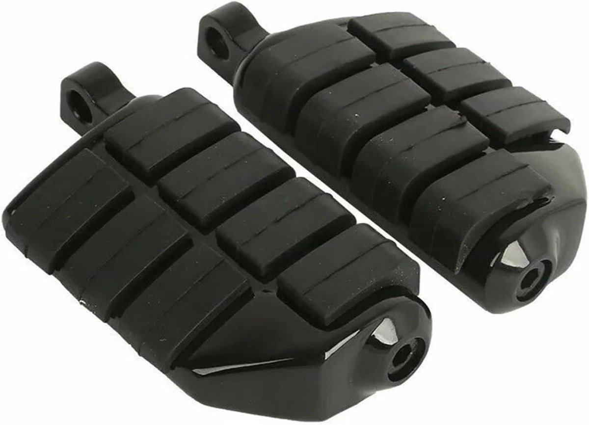 Motor Voetsteunen - Crash Bar Steunen - Comfortabel Rijden - Universele Pasvorm - 32mm - Zwart
